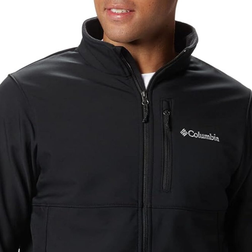 Columbia Men's Black Ascender Winter Softshell Windrunner Jacket Size M
